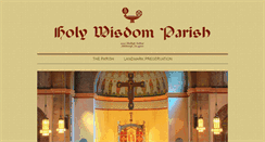 Desktop Screenshot of holywisdomparish.org